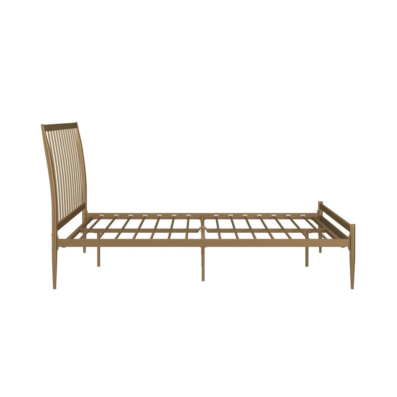Parkcrest Gold Metal Bed by iNSPIRE Q Bold