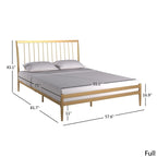 Parkcrest Gold Metal Bed by iNSPIRE Q Bold