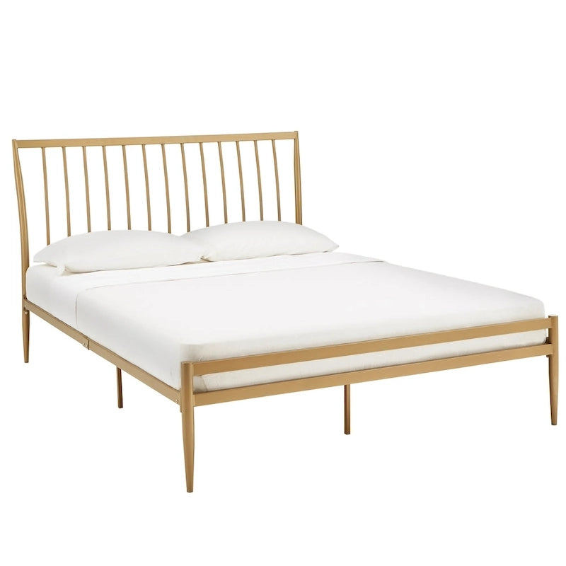 Parkcrest Gold Metal Bed by iNSPIRE Q Bold