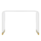 Acrylic Gold Console Table