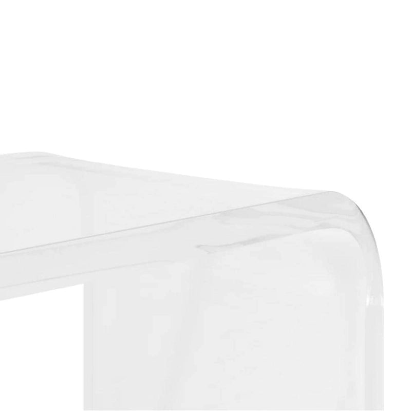 Acrylic Gold Console Table