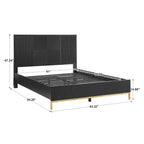 Elea Low Profile Queen Platform Bed by iNSPIRE Q Bold