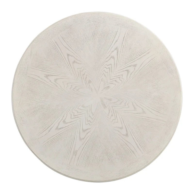 Nami Traditional Antique White 54-inch Wood Round Game Table by Furniture of America