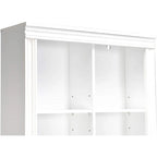 Spirich Home Bathroom Shelf Over The Toilet with 4 Cubbies, Bathroom Cabinet Organizer Over Toilet, Space Saver Cabinet Storage