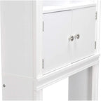 Spirich Home Bathroom Shelf Over The Toilet with 4 Cubbies, Bathroom Cabinet Organizer Over Toilet, Space Saver Cabinet Storage