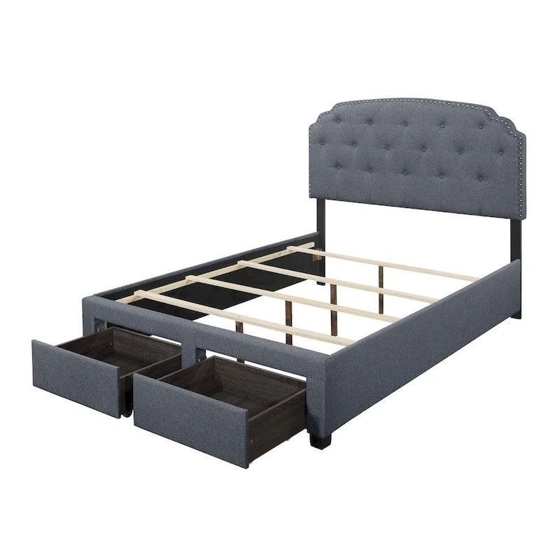 Carolina Panle Bed with Storage
