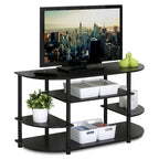 Porch & Den Manchester Brown MDF Corner TV Stand