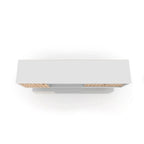 Liberty 70.86 In. Mid Century Modern 4 Shelf TV Stand