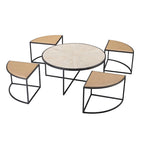 Burnham Home 5-Piece Olivia Coffee Table