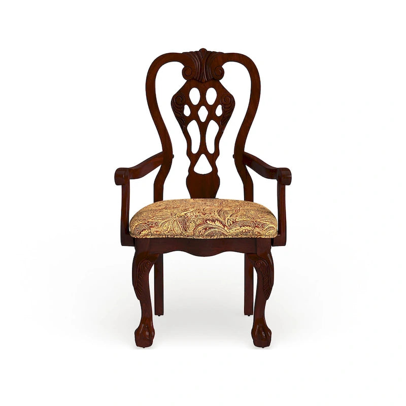 Furniture of America Carpia Formal Cherry Dining Chair (Set of 2)