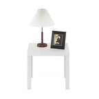 Furinno Classic Homey Square Side Table, Black