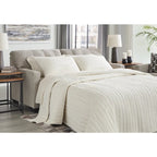 Signature Design by Ashley Mahoney Beige Full Sofa Sleeper - 75W x 38D x 37H