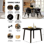 CraftPorch Transitional Drop Leaf 5-piece Dining Set
