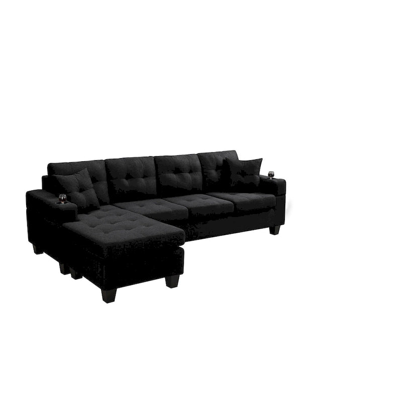 Modern Sectional Sofa with Reversible Chaise