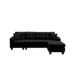 Modern Sectional Sofa with Reversible Chaise