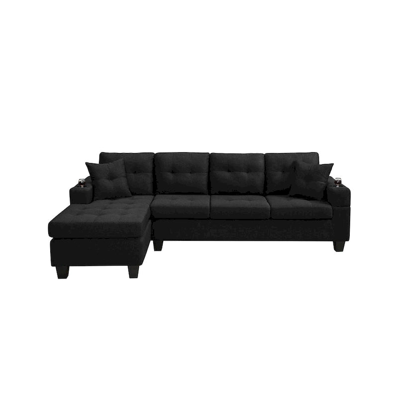 Modern Sectional Sofa with Reversible Chaise