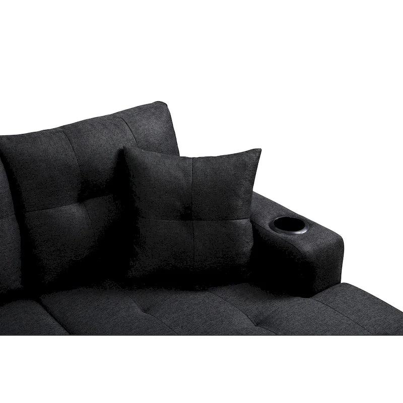 Modern Sectional Sofa with Reversible Chaise