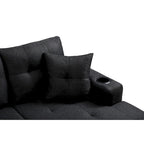 Modern Sectional Sofa with Reversible Chaise
