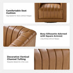 Esteban Modern Leather Upholstered Swivel Barrel Chair Set of 2 by HULALA HOME