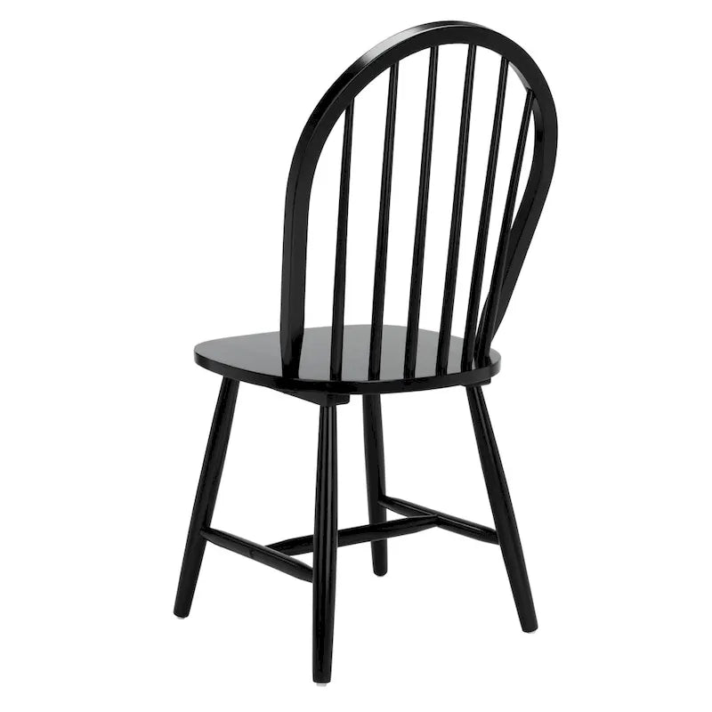 SAFAVIEH Delcie Spindle Oval Back Dining Chair (Set of 2) - 17.9 x 19.7 x 37 - 18Wx20Dx37H