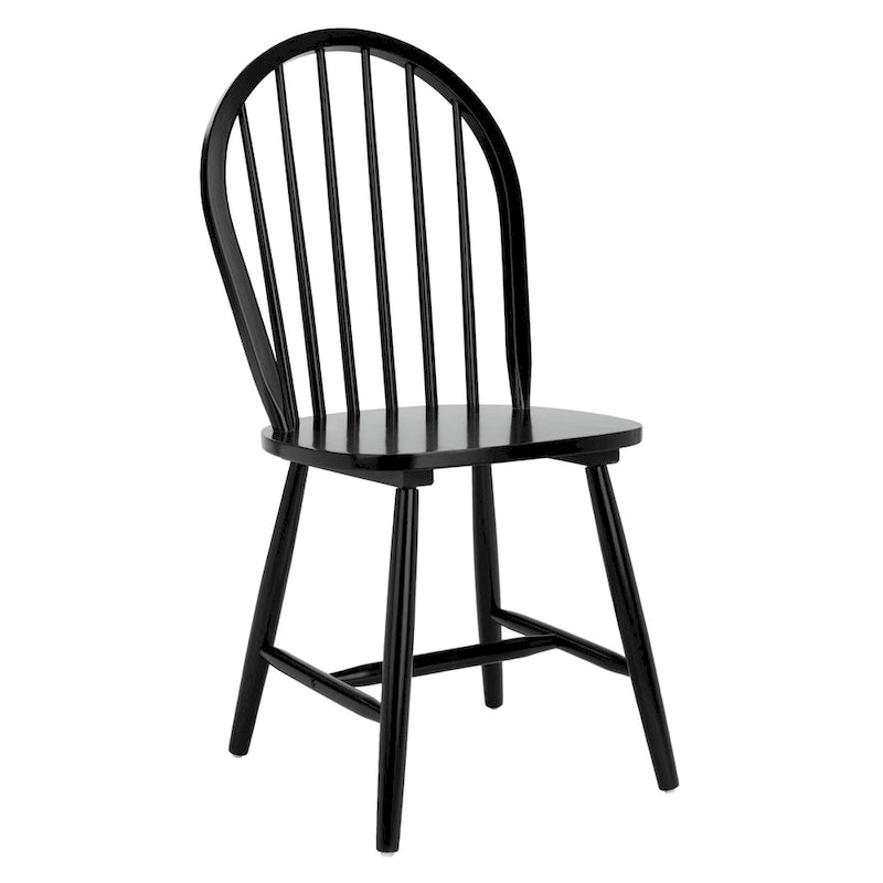 SAFAVIEH Delcie Spindle Oval Back Dining Chair (Set of 2) - 17.9 x 19.7 x 37 - 18Wx20Dx37H