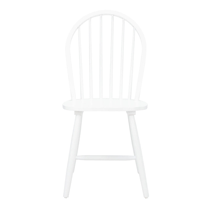 SAFAVIEH Delcie Spindle Oval Back Dining Chair (Set of 2) - 17.9 x 19.7 x 37 - 18Wx20Dx37H
