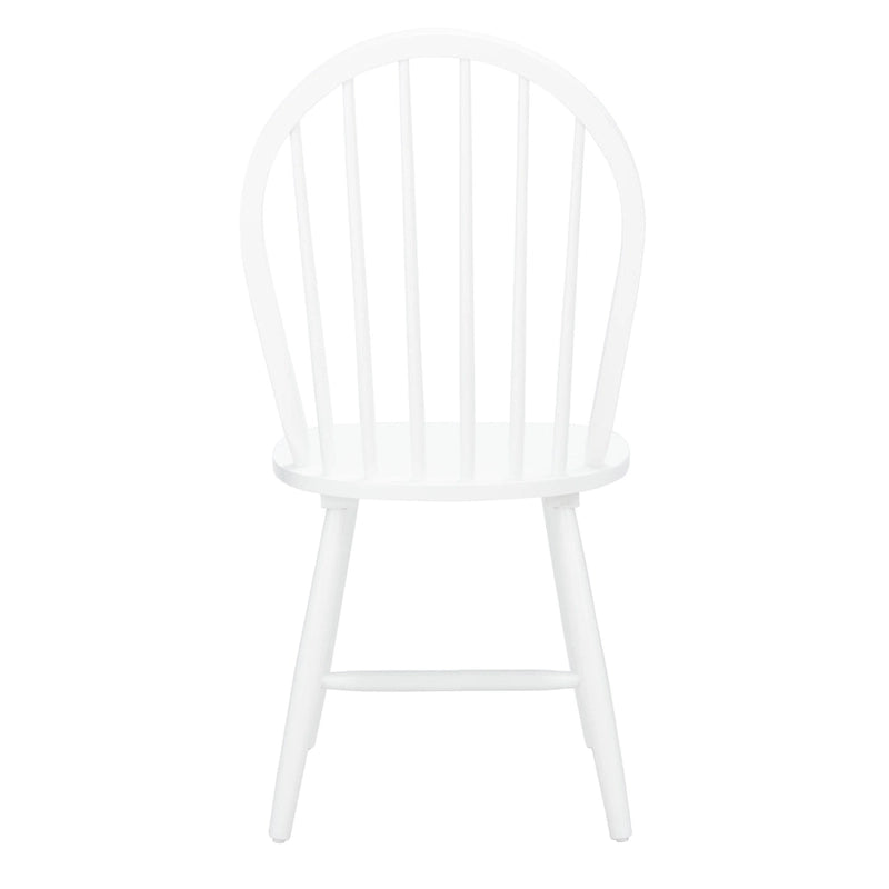 SAFAVIEH Delcie Spindle Oval Back Dining Chair (Set of 2) - 17.9 x 19.7 x 37 - 18Wx20Dx37H