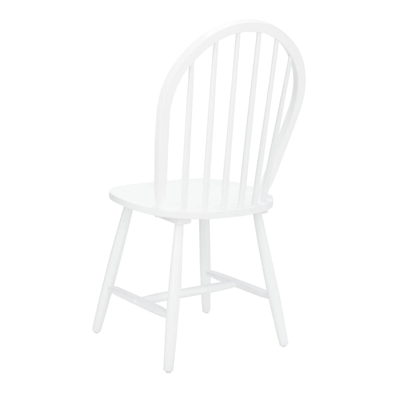 SAFAVIEH Delcie Spindle Oval Back Dining Chair (Set of 2) - 17.9 x 19.7 x 37 - 18Wx20Dx37H