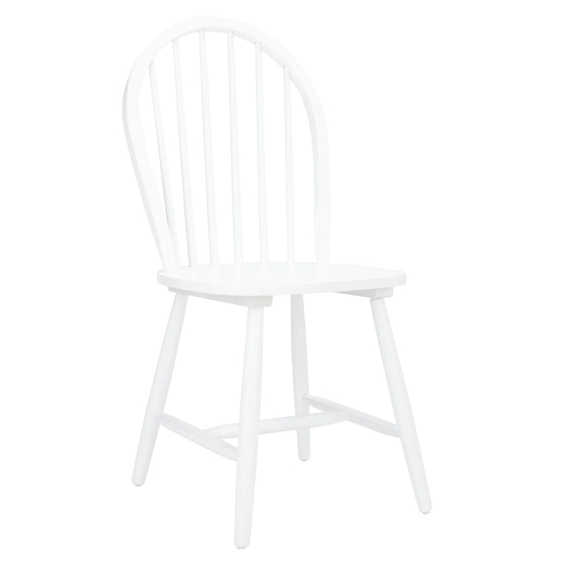 SAFAVIEH Delcie Spindle Oval Back Dining Chair (Set of 2) - 17.9 x 19.7 x 37 - 18Wx20Dx37H