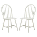 SAFAVIEH Delcie Spindle Oval Back Dining Chair (Set of 2) - 17.9 x 19.7 x 37 - 18Wx20Dx37H