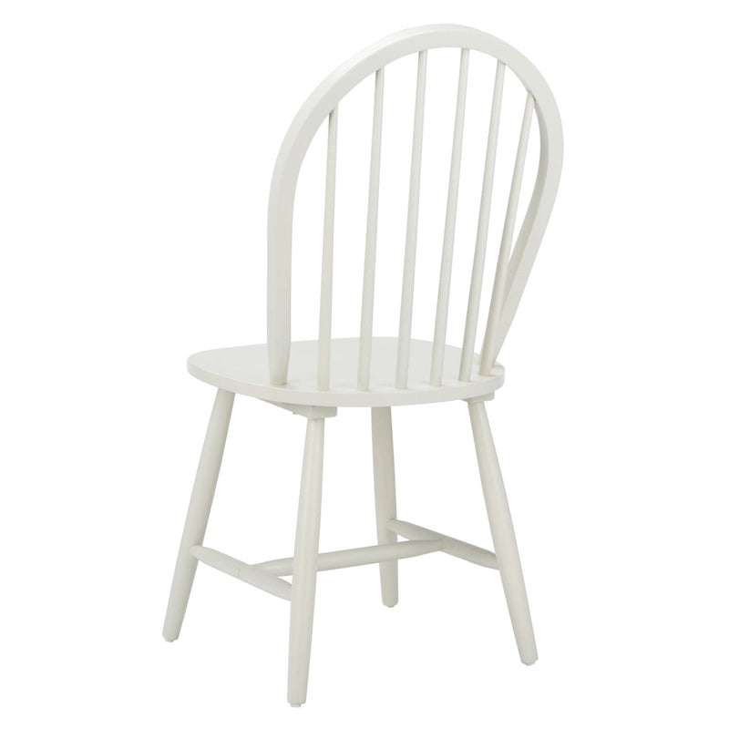SAFAVIEH Delcie Spindle Oval Back Dining Chair (Set of 2) - 17.9 x 19.7 x 37 - 18Wx20Dx37H