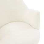 SAFAVIEH Couture Nver Swivel Accent Chair - 26 In. W x 32 In. D x 31 In. H - 26Wx32Dx31H