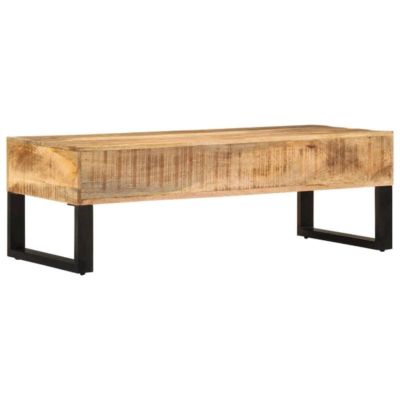vidaXL Coffee Table 43.3x19.7x15 Solid Wood Mango