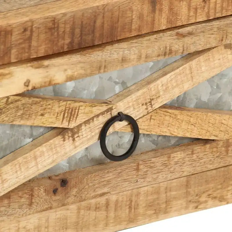 vidaXL Coffee Table 43.3x19.7x15 Solid Wood Mango