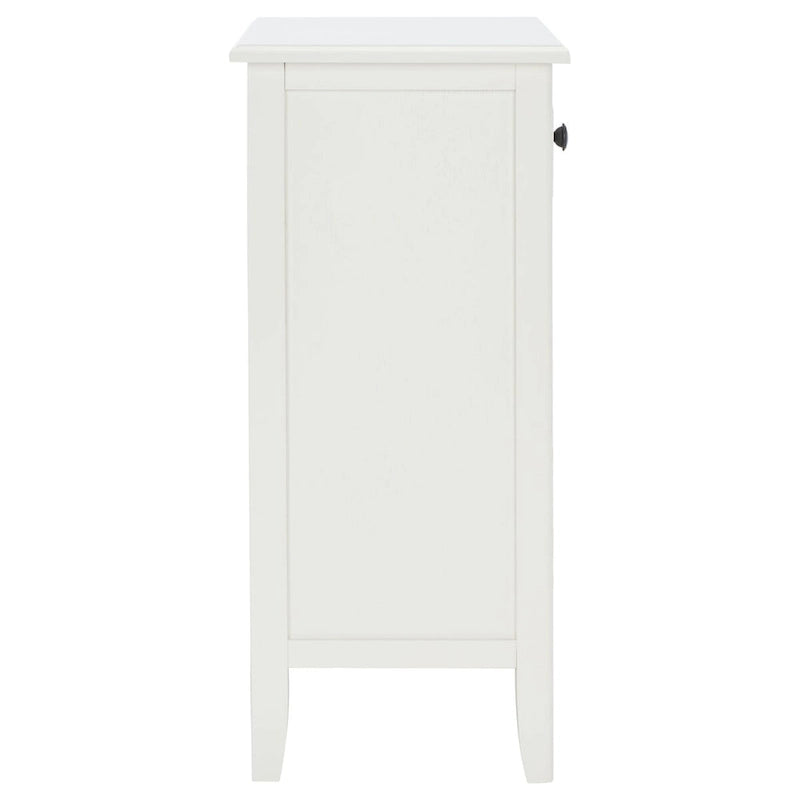 SAFAVIEH Helma Distressed Black Drawer Storage Side Table - 15 x 11.8 x 27.6 - 15Wx12Dx26H