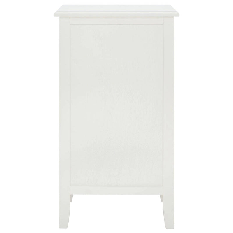 SAFAVIEH Helma Distressed Black Drawer Storage Side Table - 15 x 11.8 x 27.6 - 15Wx12Dx26H