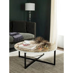 SAFAVIEH Marharita Cream Coffee Table - 39.8 x 39.8 x 15.4 - 40Wx40Dx15H