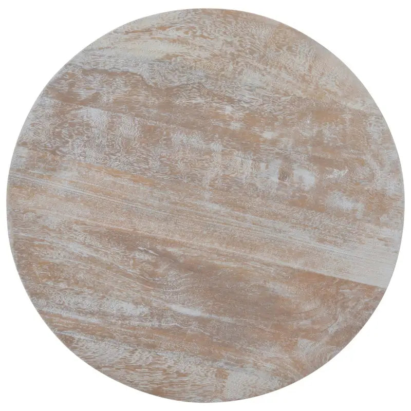 SAFAVIEH Abigail Coastal Round Accent Table - 23 W x 23 L x 20.1 H - 23Wx23Dx20H