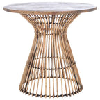 SAFAVIEH Abigail Coastal Round Accent Table - 23 W x 23 L x 20.1 H - 23Wx23Dx20H