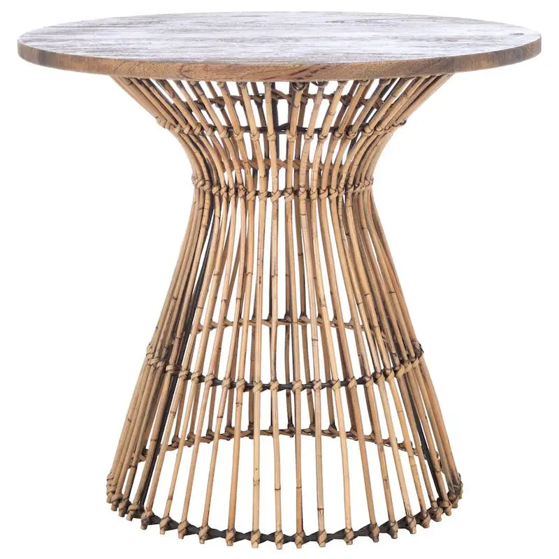 SAFAVIEH Abigail Coastal Round Accent Table - 23 W x 23 L x 20.1 H - 23Wx23Dx20H