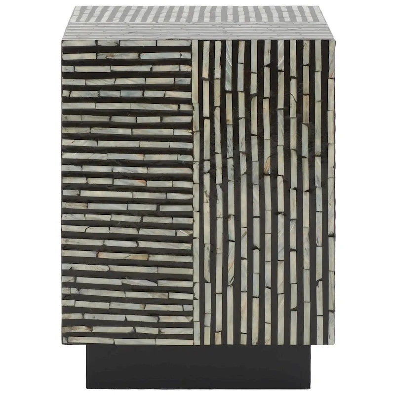 SAFAVIEH Heidrun Square Stool - 14 W x 14 D x 19 H - 14Wx14Dx19H