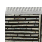 SAFAVIEH Heidrun Square Stool - 14 W x 14 D x 19 H - 14Wx14Dx19H