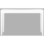 SAFAVIEH Bonny White Lacquer Console Table - 51.2 W x 13.4 L x 31.5 H - 51Wx13Dx32H