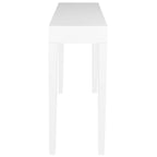 SAFAVIEH Bonny White Lacquer Console Table - 51.2 W x 13.4 L x 31.5 H - 51Wx13Dx32H