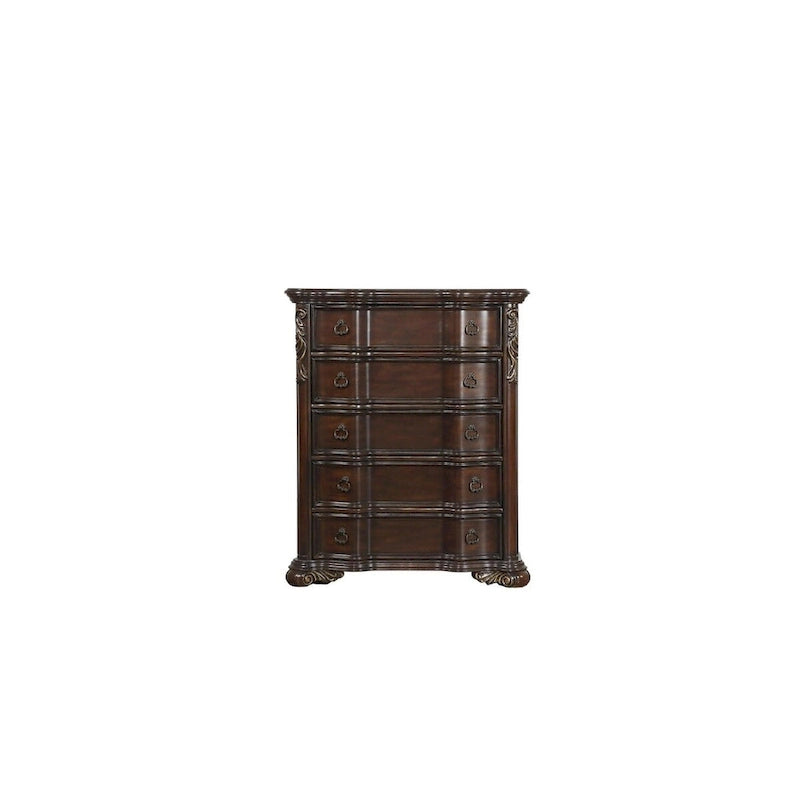 Helmer 6 Piece Highlands Cherry Traditional Panel Bedroom Set
