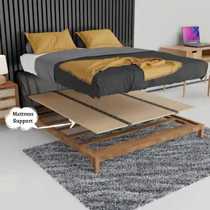 Foldable Box Spring, Bunkie Board and Bed Support Board to Minimize bed, Good for Day Bed, Trundle Bed, Bunkbed & Platform Bed