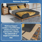 Foldable Box Spring, Bunkie Board and Bed Support Board to Minimize bed, Good for Day Bed, Trundle Bed, Bunkbed & Platform Bed