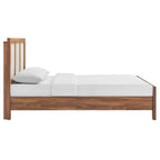 Capri Queen Wood Grain Platform Bed