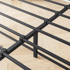 Storage Headboard Metal Bed Frame with 2 Drawers