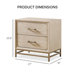 Furniture of America Drayden Transitional Oak Solid Wood 5-Piece Bedroom Set